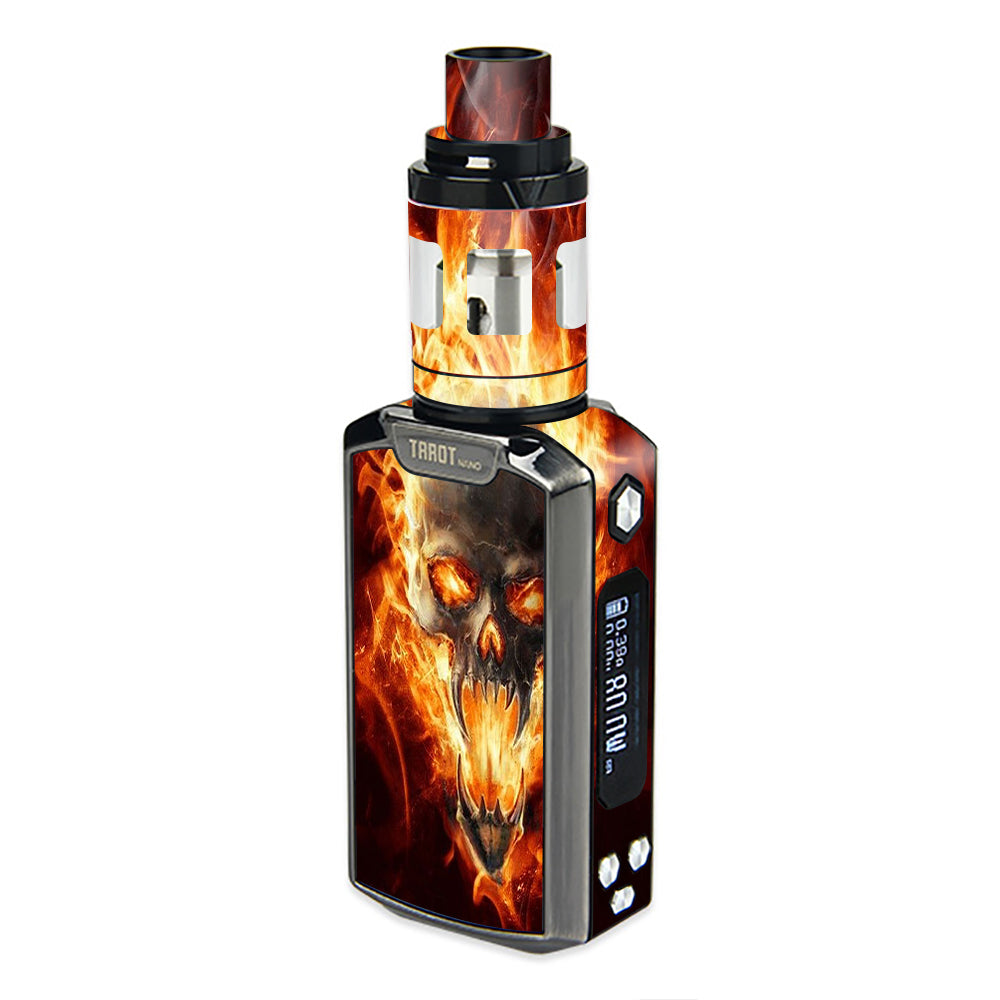  Fire Skull In Flames Vaporesso  Tarot Nano Skin