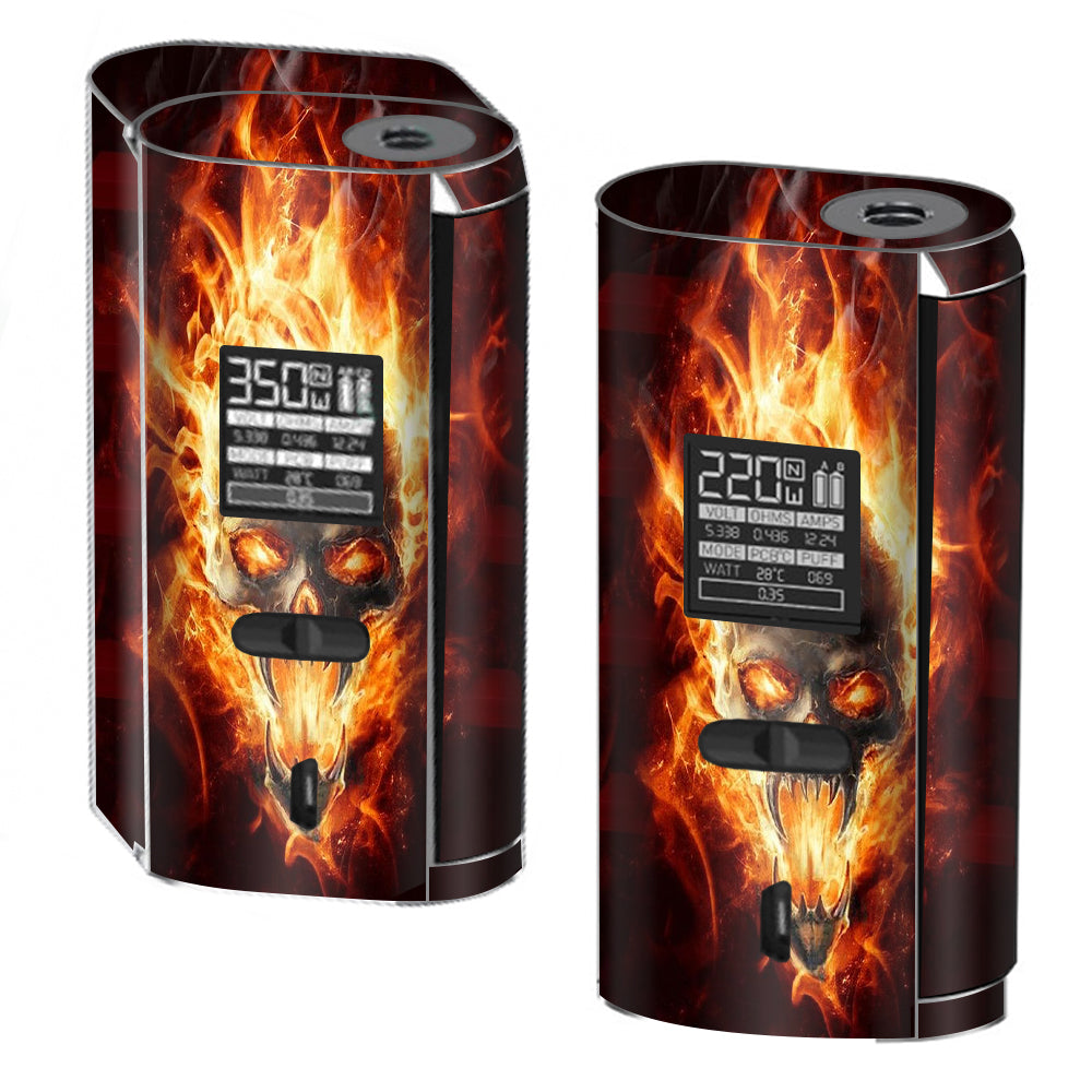  Fire Skull In Flames Smok GX2/4 350w Skin