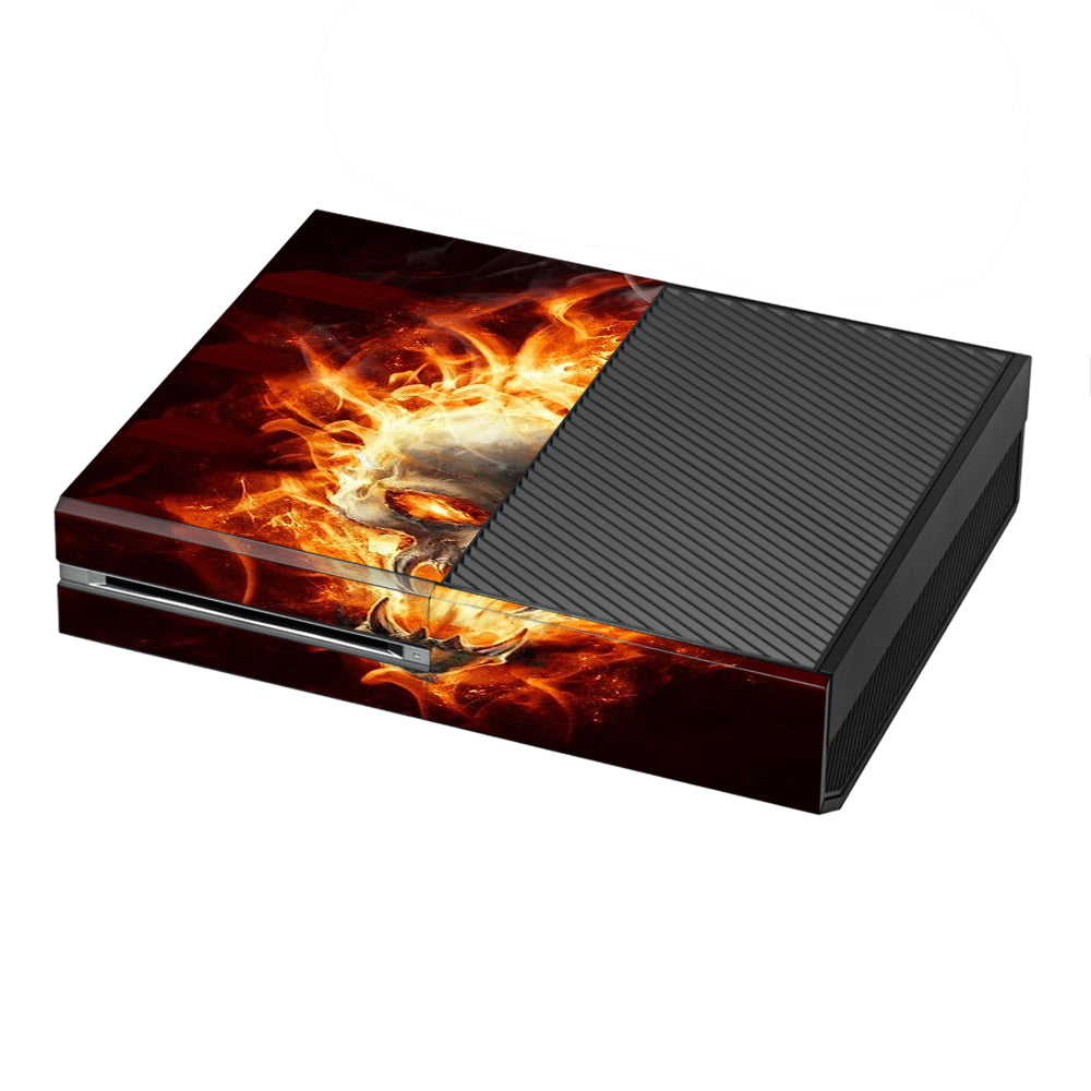  Fire Skull In Flames Microsoft Xbox One Skin