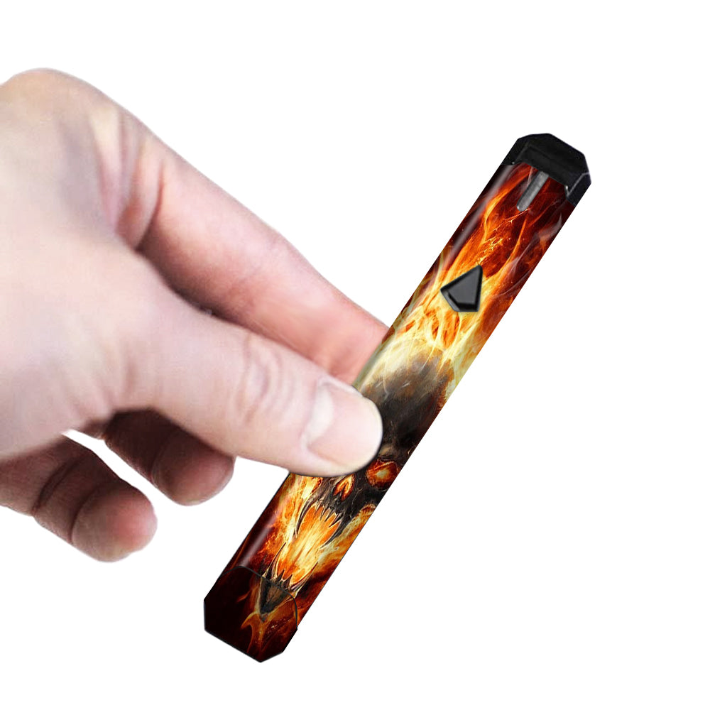  Fire Skull In Flames Limitless Pulse Ply Rock Skin