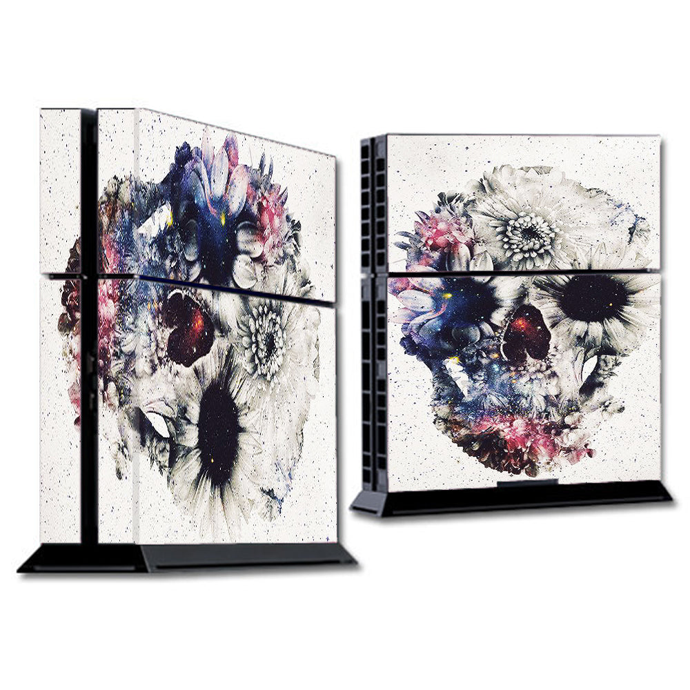  Flower Skull Sony Playstation PS4 Skin