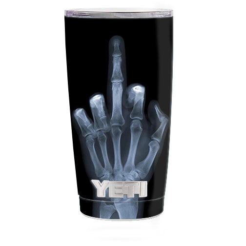  Hand Sign  X-Ray #1 Yeti 20oz Rambler Tumbler Skin