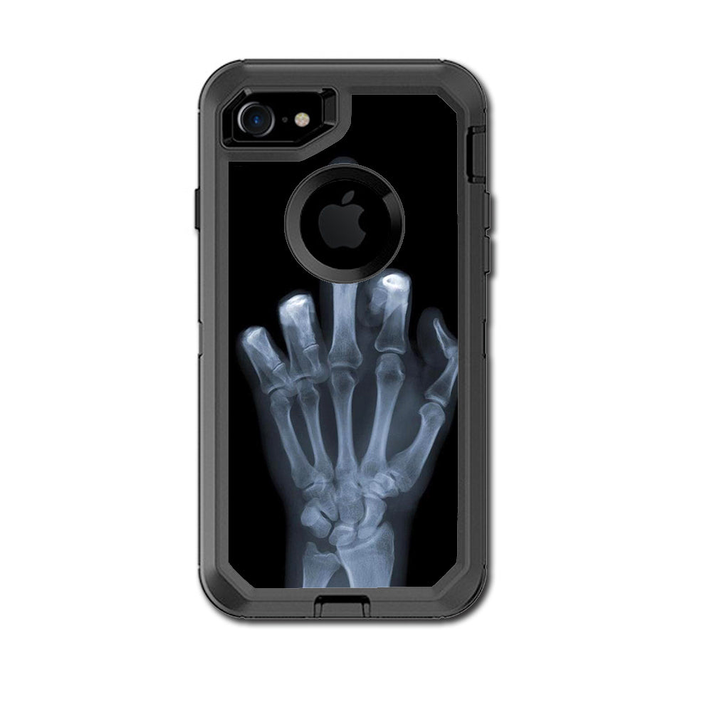  Hand Sign  X-Ray #1 Otterbox Defender iPhone 7 or iPhone 8 Skin