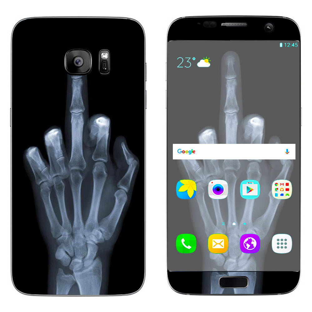  Hand Sign  X-Ray #1  Samsung Galaxy S7 Edge Skin