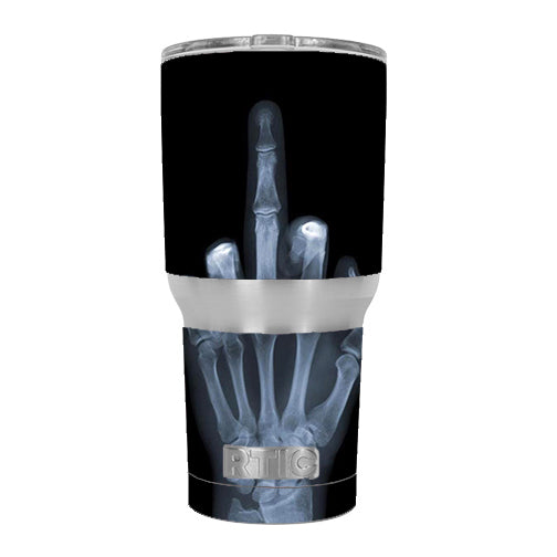  Hand Sign  X-Ray #1 RTIC 30oz Tumbler Skin