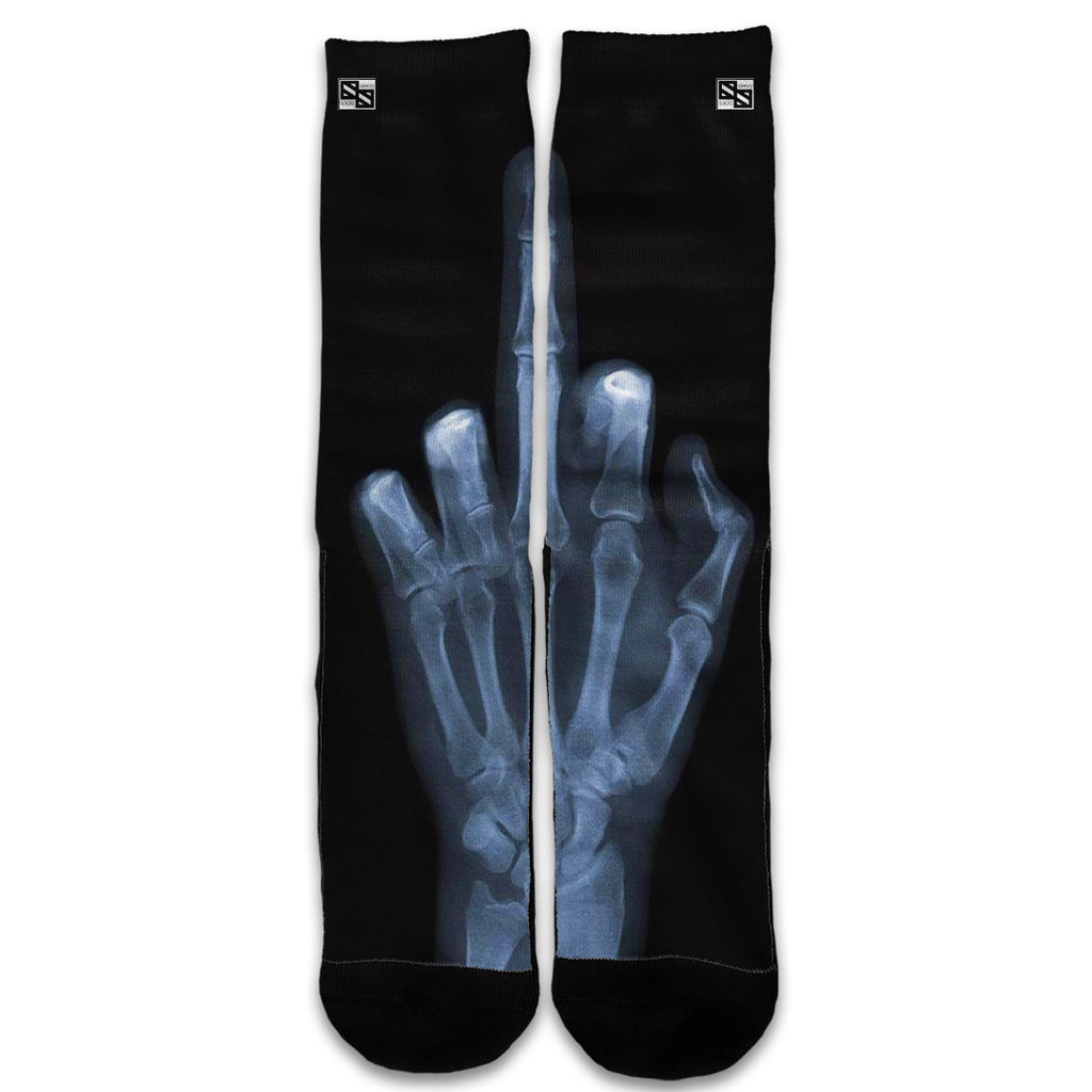  Hand Sign  X-Ray #1 Universal Socks