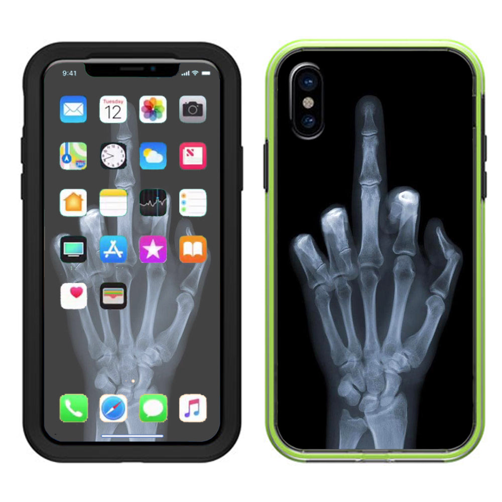  Hand Sign  X-Ray #1  Lifeproof Slam Case iPhone X Skin