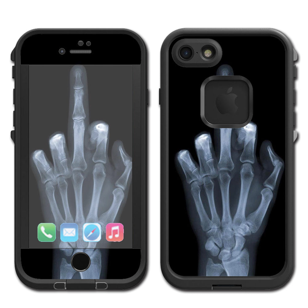 Hand Sign  X-Ray #1 Lifeproof Fre iPhone 7 or iPhone 8 Skin
