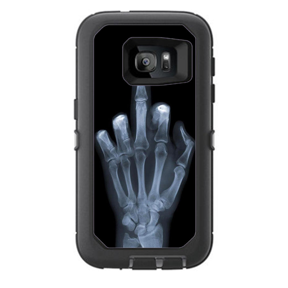  Hand Sign  X-Ray #1 Otterbox Defender Samsung Galaxy S7 Skin