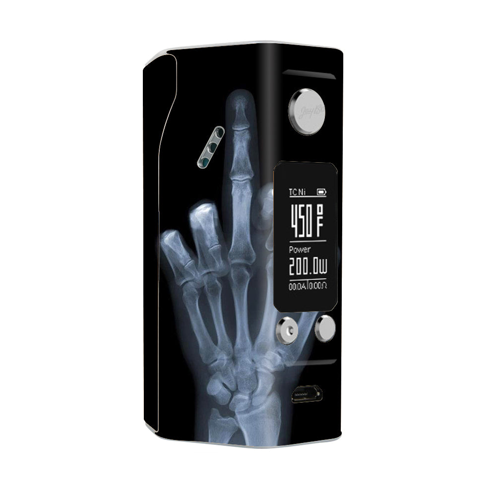  Hand Sign  X-Ray #1 Wismec Reuleaux RX200S Skin