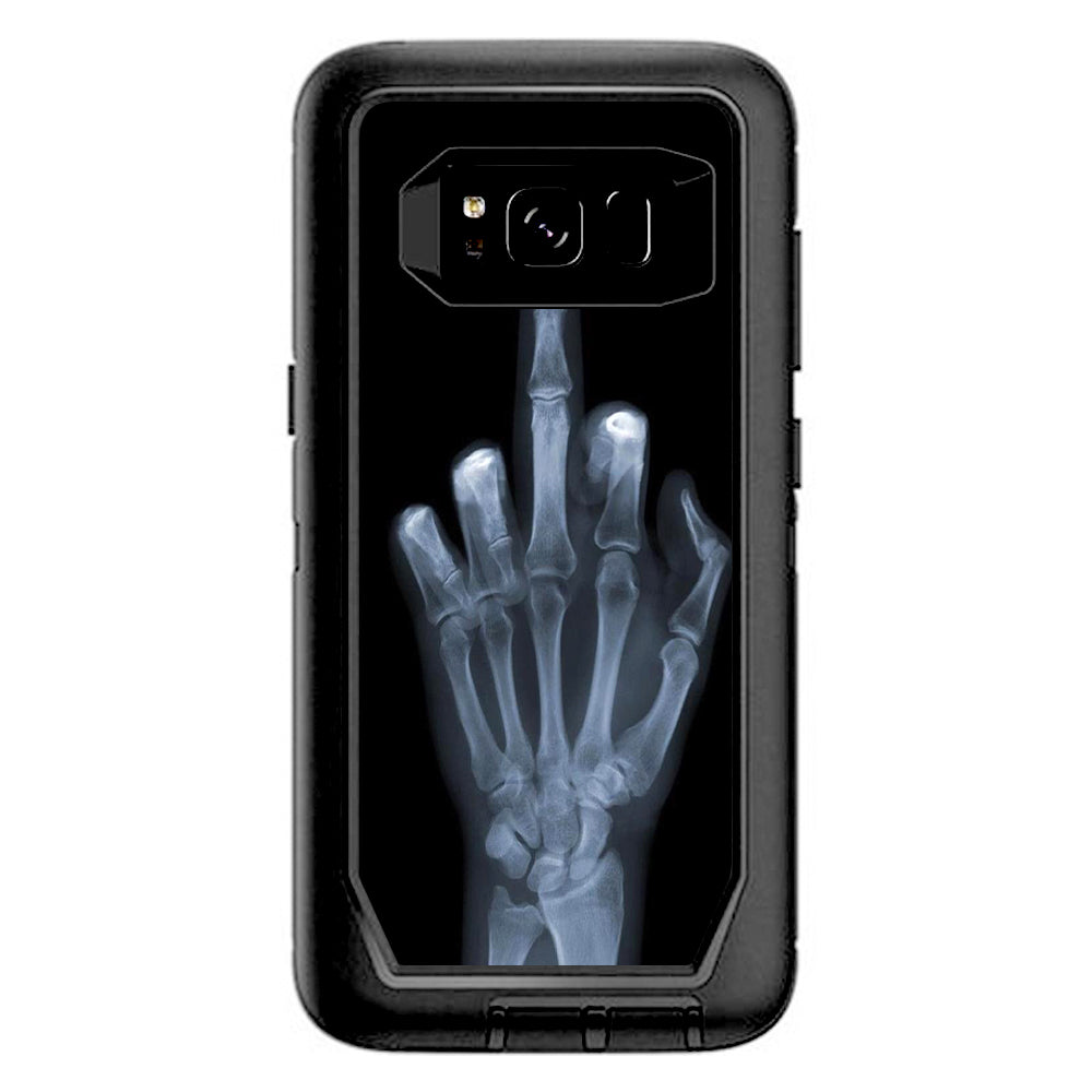  Hand Sign  X-Ray #1  Otterbox Defender Samsung Galaxy S8 Skin