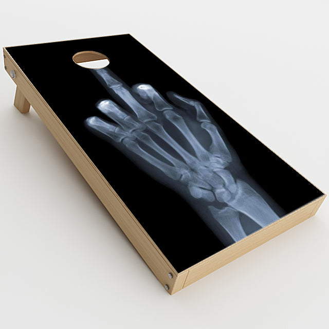  Hand Sign  X-Ray #1 Cornhole Game Boards  Skin