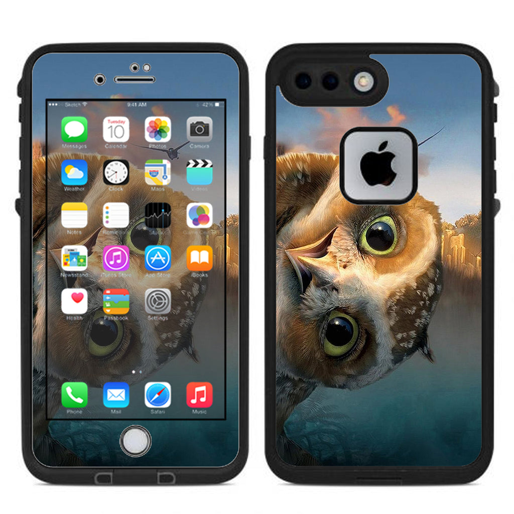  Funny Owl, Cute Owl Lifeproof Fre iPhone 7 Plus or iPhone 8 Plus Skin