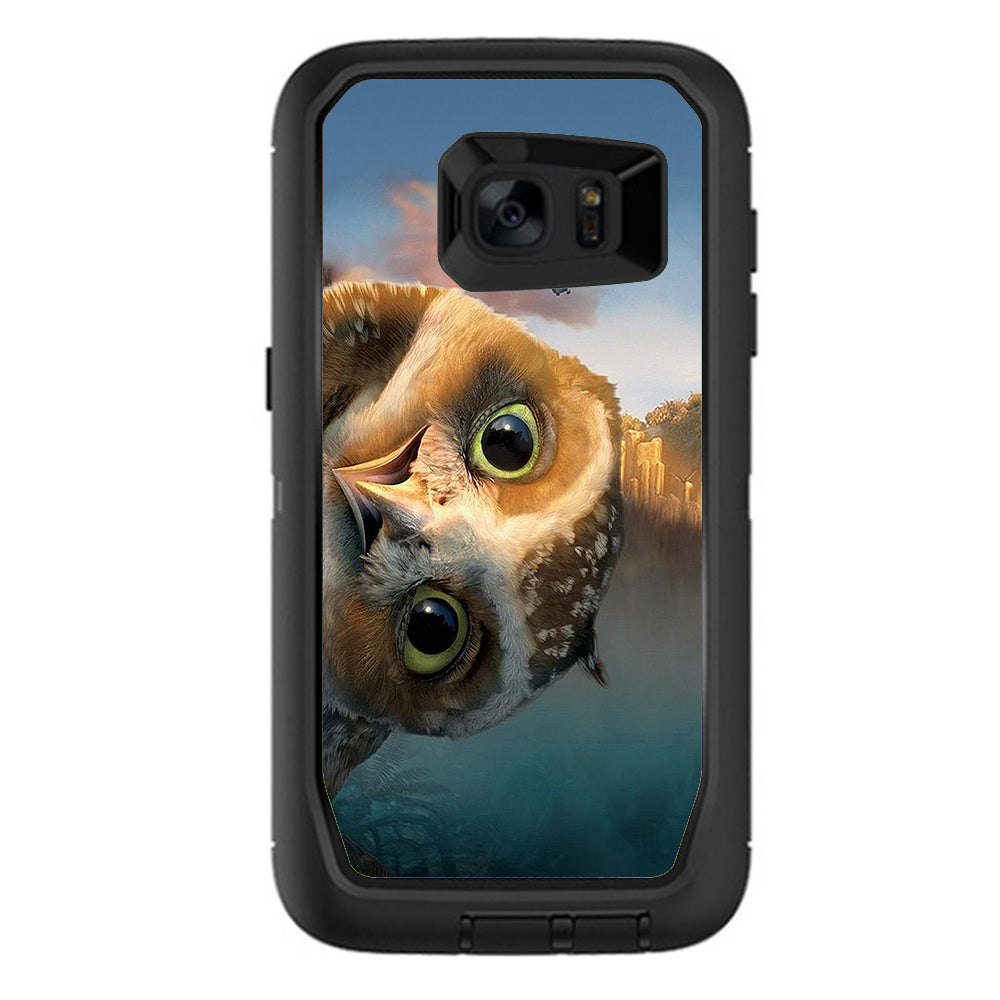  Funny Owl, Cute Owl Otterbox Defender Samsung Galaxy S7 Edge Skin