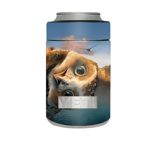  Funny Owl, Cute Owl Yeti Rambler Colster Skin