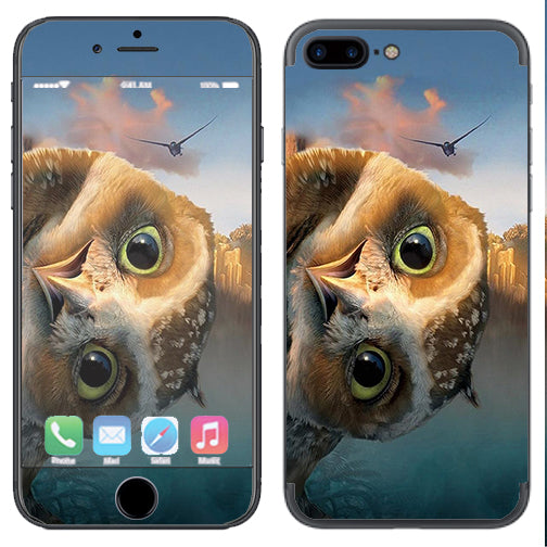  Funny Owl, Cute Owl Apple  iPhone 7+ Plus / iPhone 8+ Plus Skin
