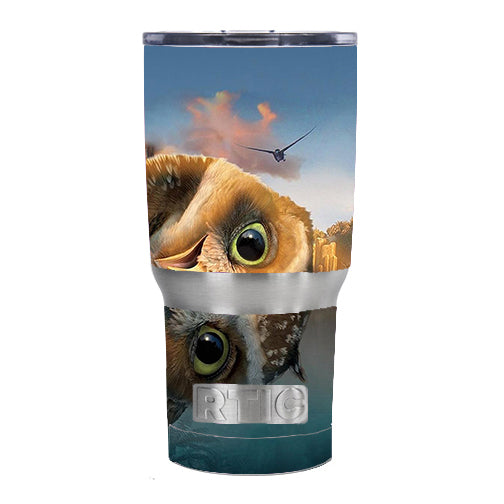  Funny Owl, Cute Owl RTIC 20oz Tumbler Skin