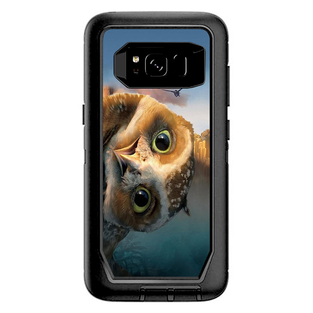  Funny Owl, Cute Owl Otterbox Defender Samsung Galaxy S8 Skin