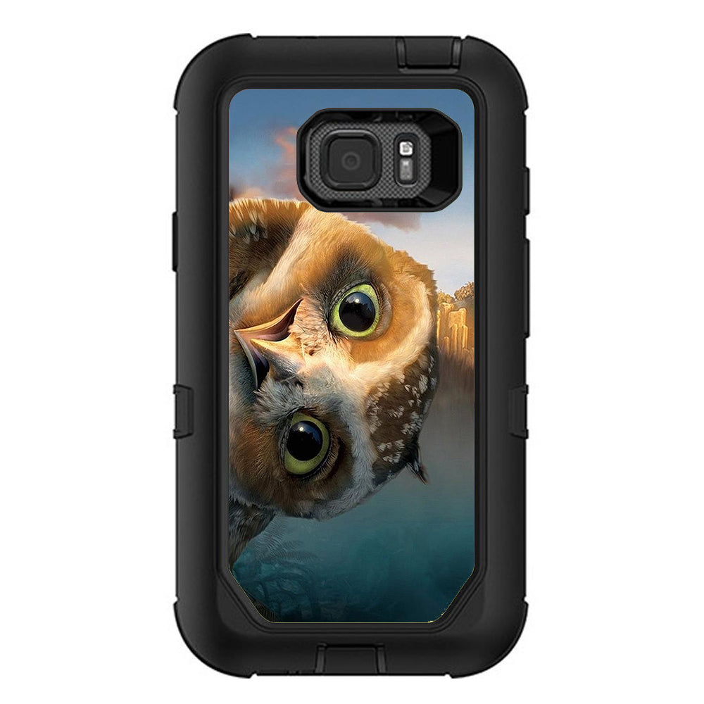  Funny Owl, Cute Owl Otterbox Defender Samsung Galaxy S7 Active Skin