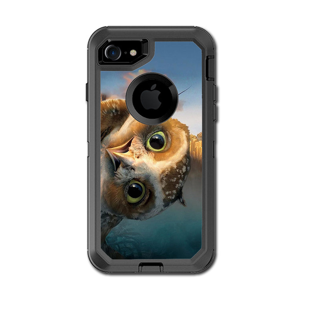  Funny Owl, Cute Owl Otterbox Defender iPhone 7 or iPhone 8 Skin