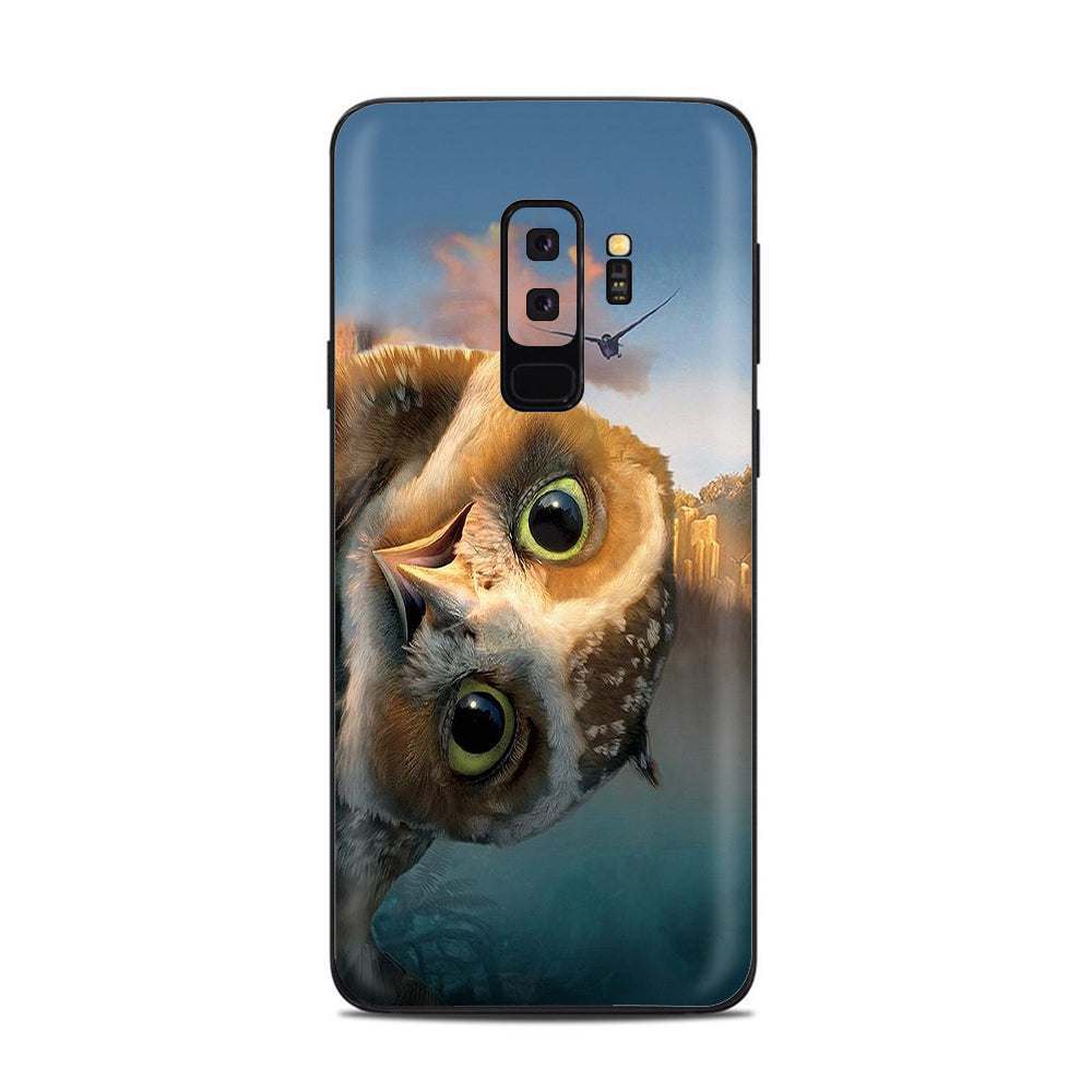  Funny Owl, Cute Owl Samsung Galaxy S9 Plus Skin