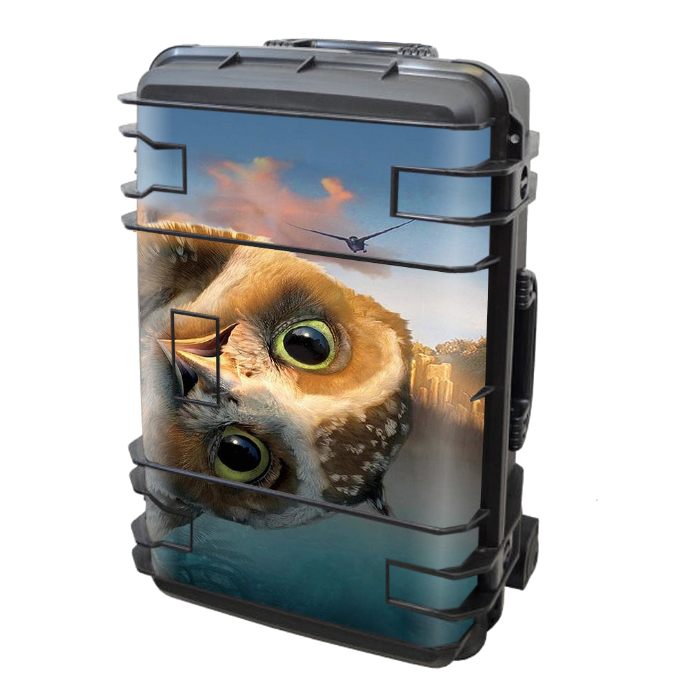  Funny Owl, Cute Owl Seahorse Case Se-920 Skin