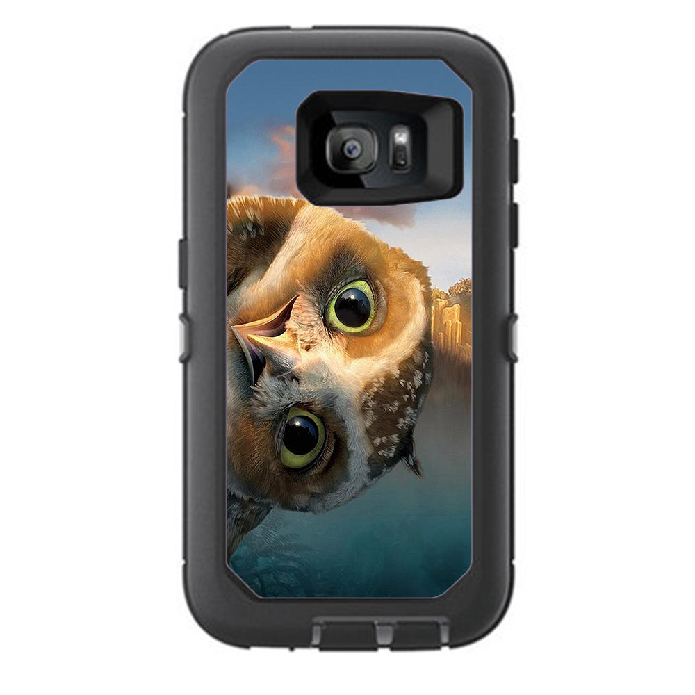  Funny Owl, Cute Owl Otterbox Defender Samsung Galaxy S7 Skin