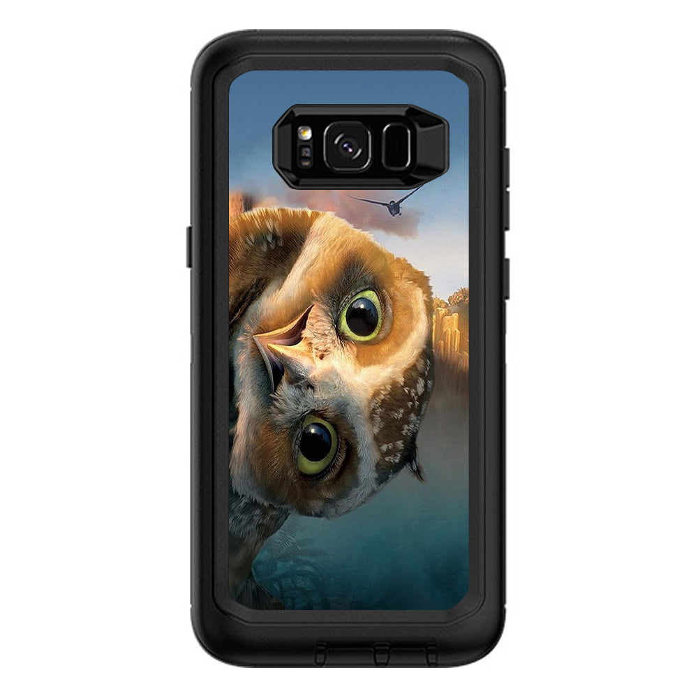  Funny Owl, Cute Owl Otterbox Defender Samsung Galaxy S8 Plus Skin