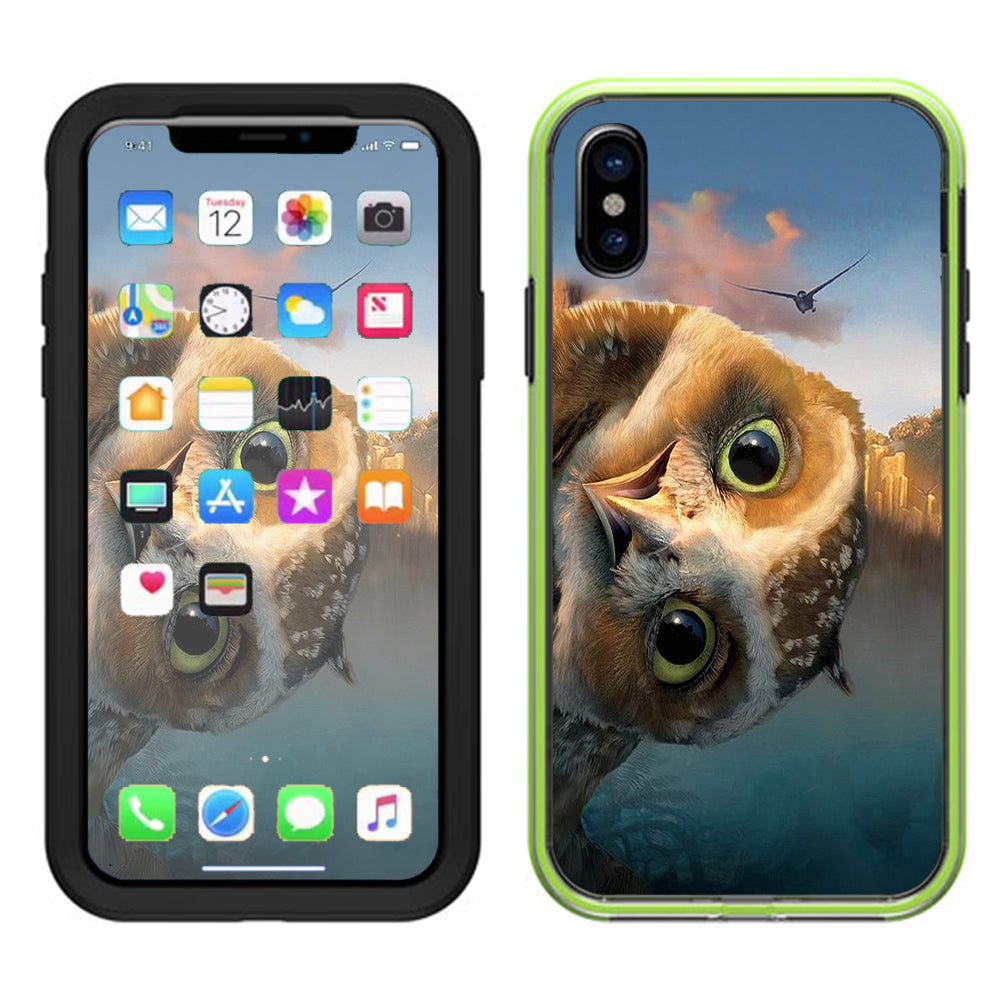  Funny Owl, Cute Owl Lifeproof Slam Case iPhone X Skin