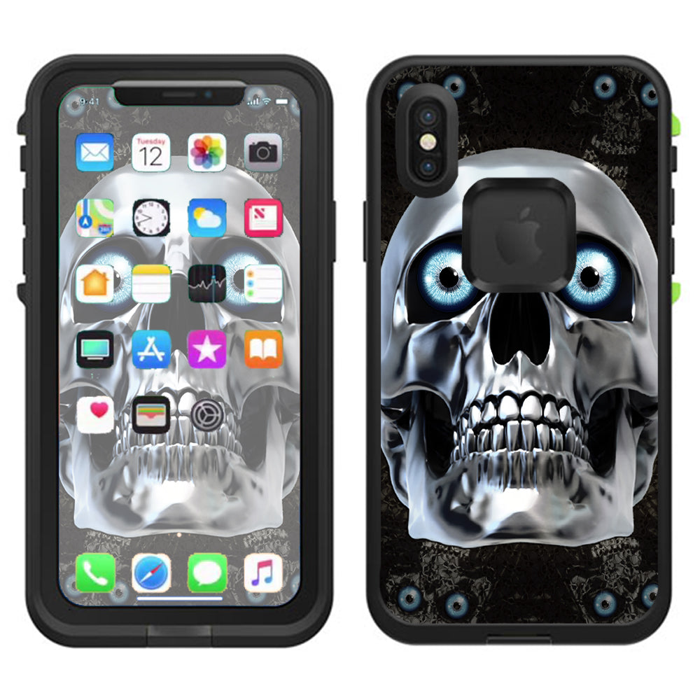  Gangster Skeleton Couple Lifeproof Fre Case iPhone X Skin