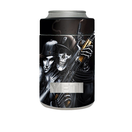  Gangster Skeleton Couple Yeti Rambler Colster Skin