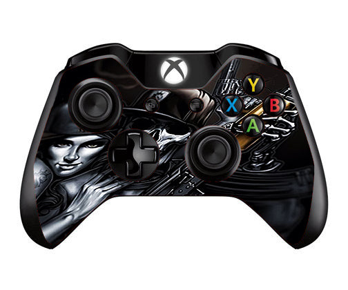  Gangster Skeleton Couple Microsoft Xbox One Controller Skin