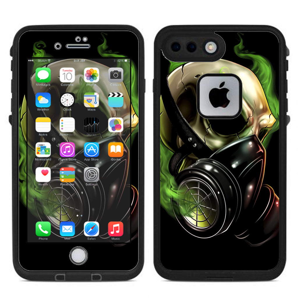  Gas Mask Skeleton Lifeproof Fre iPhone 7 Plus or iPhone 8 Plus Skin