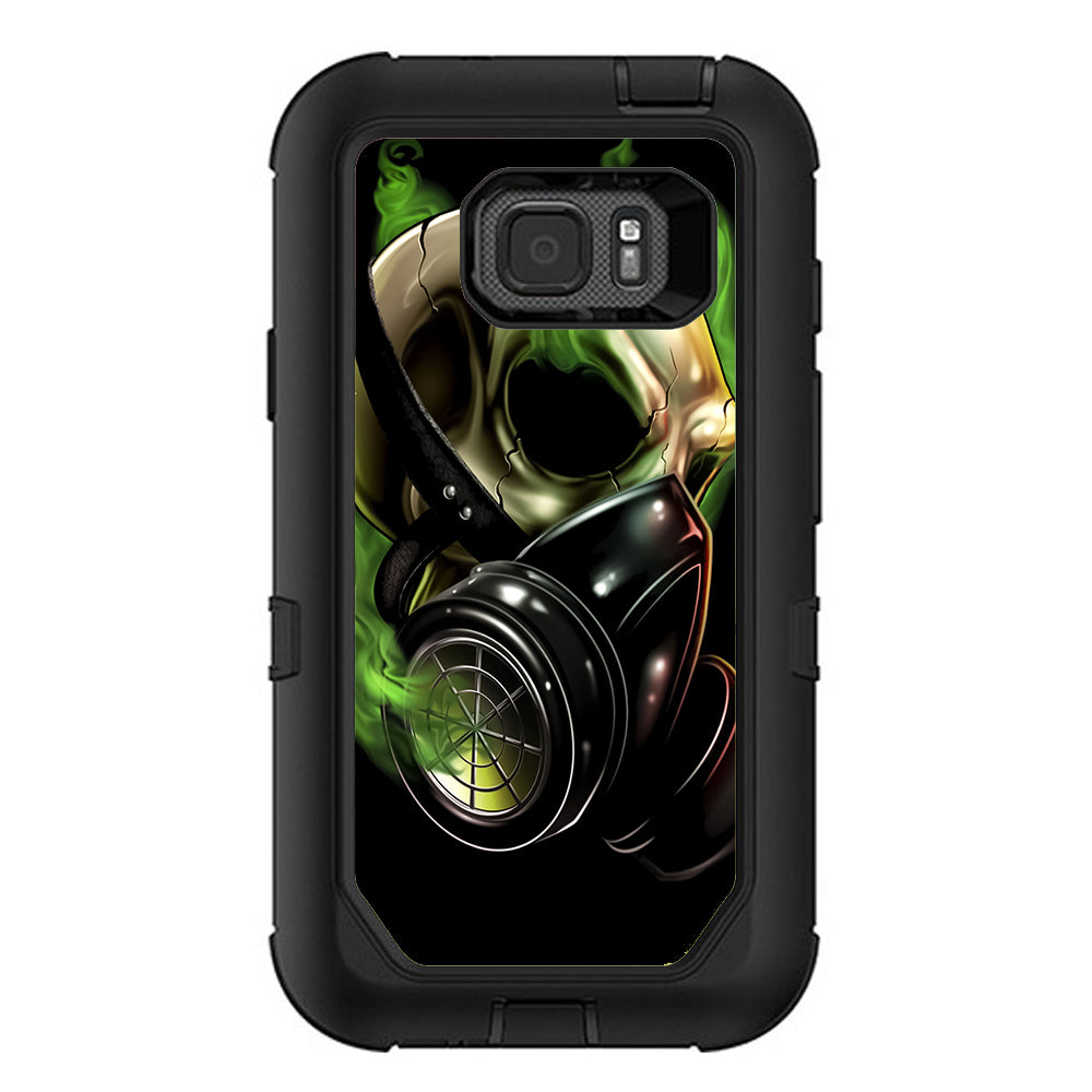  Gas Mask Skeleton Otterbox Defender Samsung Galaxy S7 Active Skin