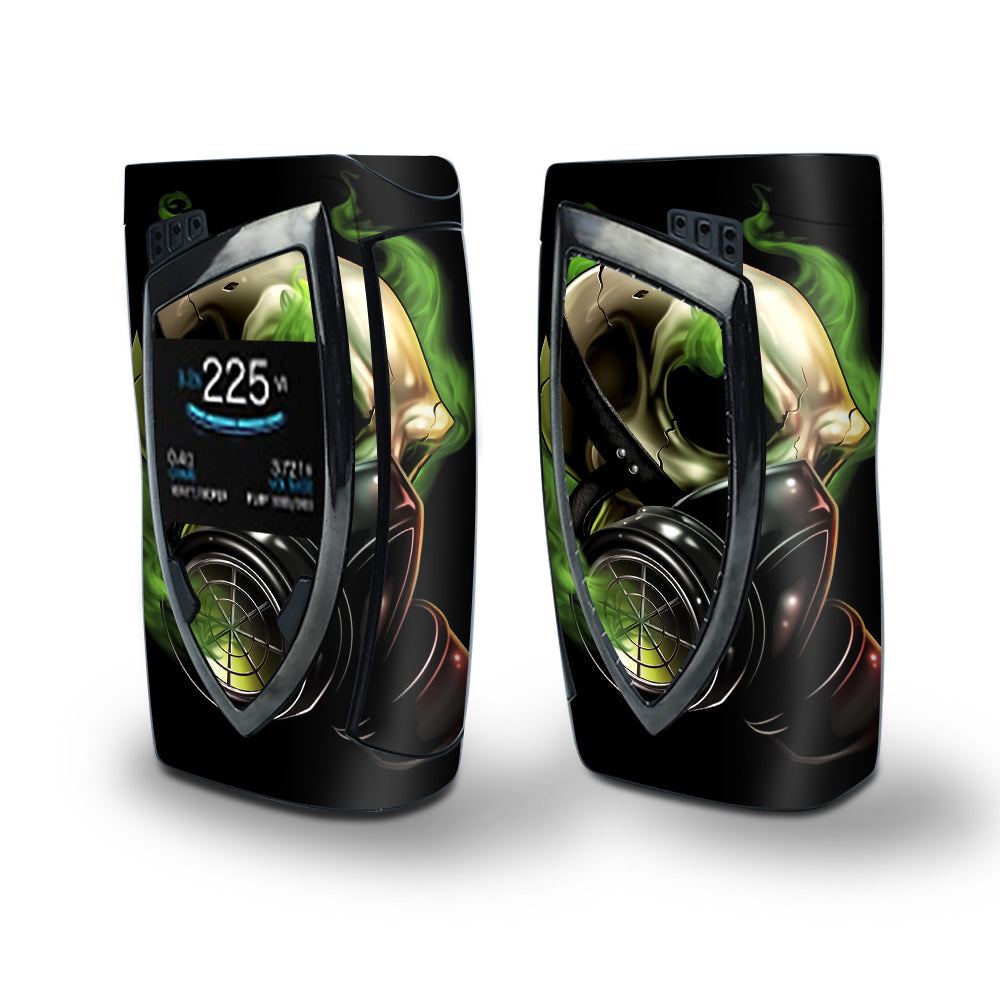 Skin Decal Vinyl Wrap for Smok Devilkin Kit 225w Vape (includes TFV12 Prince Tank Skins) skins cover/ gas mask skeleton