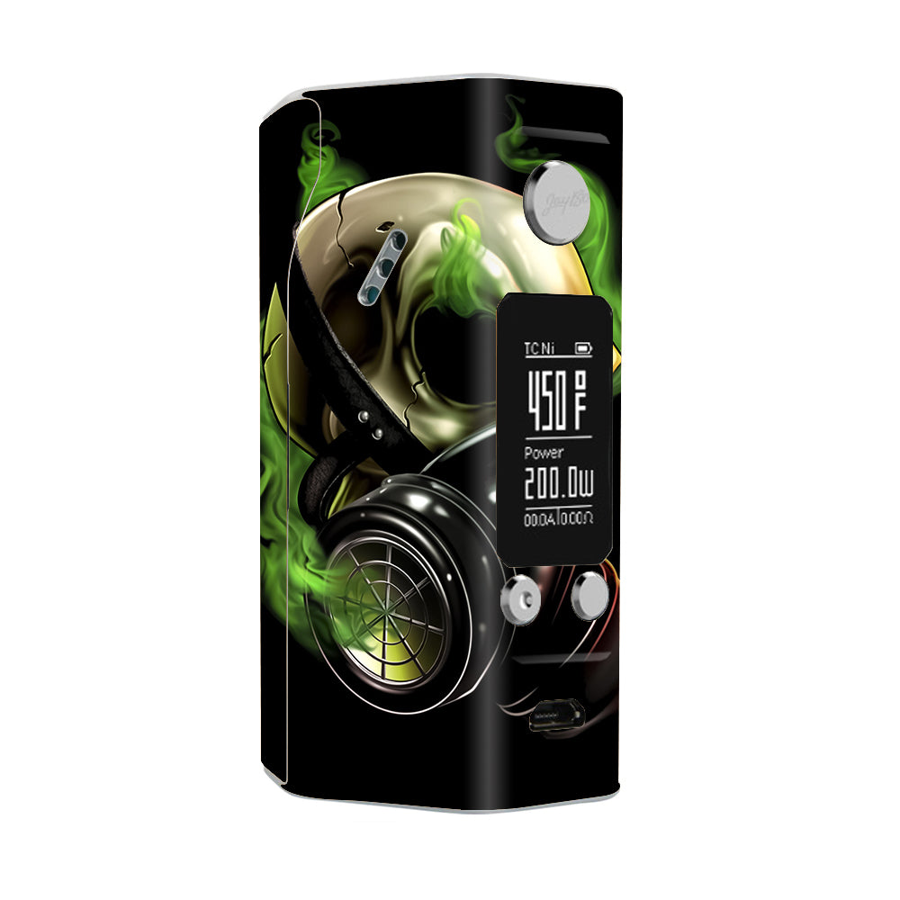  Gas Mask Skeleton Wismec Reuleaux RX200S Skin