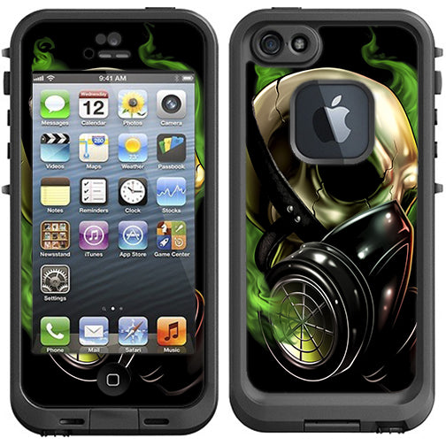  Gas Mask Skeleton Lifeproof Fre iPhone 5 Skin