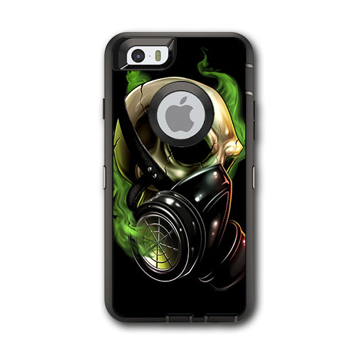  Gas Mask Skeleton Otterbox Defender iPhone 6 Skin