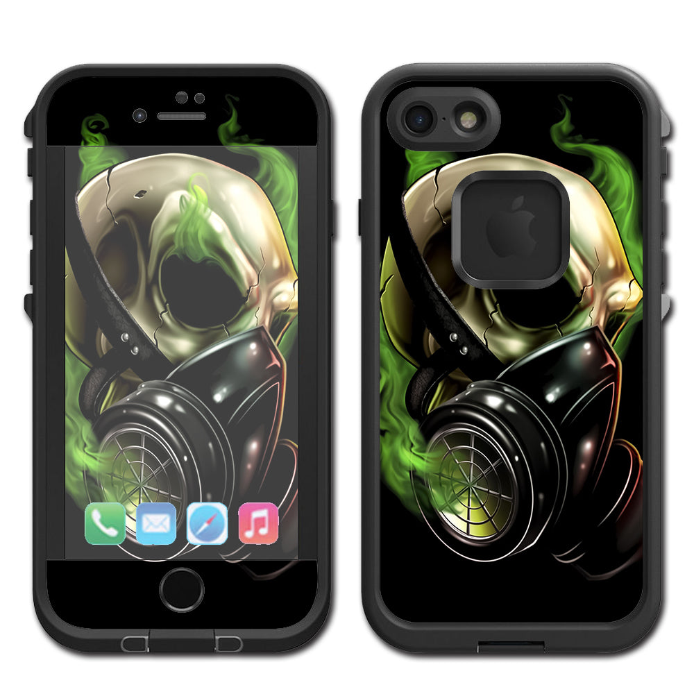  Gas Mask Skeleton Lifeproof Fre iPhone 7 or iPhone 8 Skin