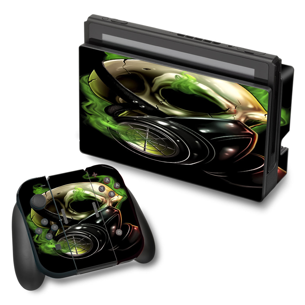  Gas Mask Skeleton Nintendo Switch Skin