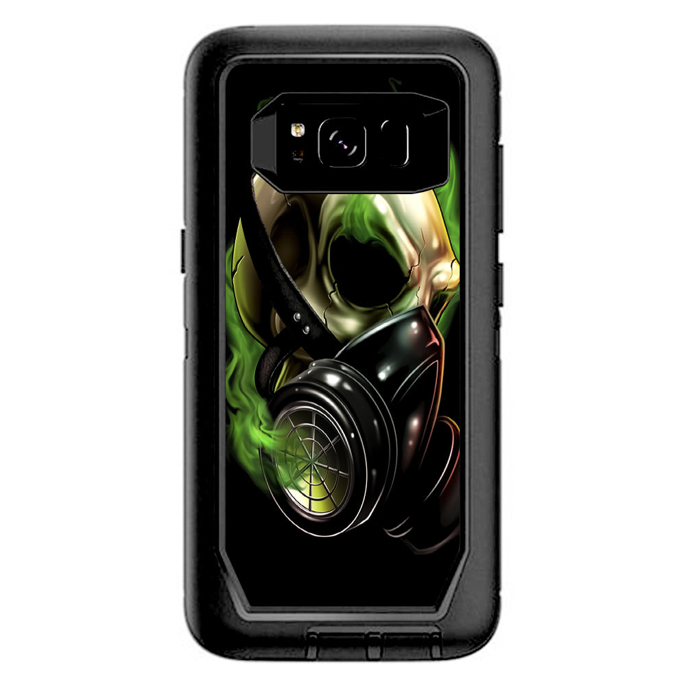  Gas Mask Skeleton Otterbox Defender Samsung Galaxy S8 Skin
