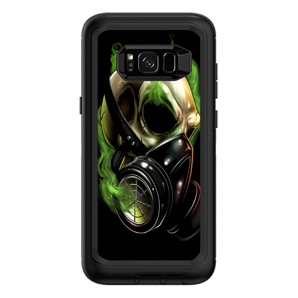  Gas Mask Skeleton Otterbox Defender Samsung Galaxy S8 Plus Skin