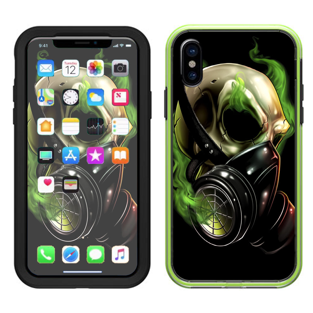  Gas Mask Skeleton Lifeproof Slam Case iPhone X Skin