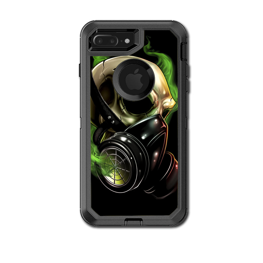  Gas Mask Skeleton Otterbox Defender iPhone 7+ Plus or iPhone 8+ Plus Skin