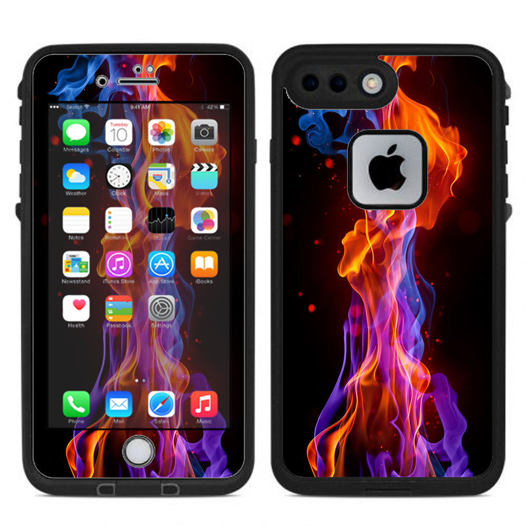  Neon Smoke Blue, Orange, Purple Lifeproof Fre iPhone 7 Plus or iPhone 8 Plus Skin