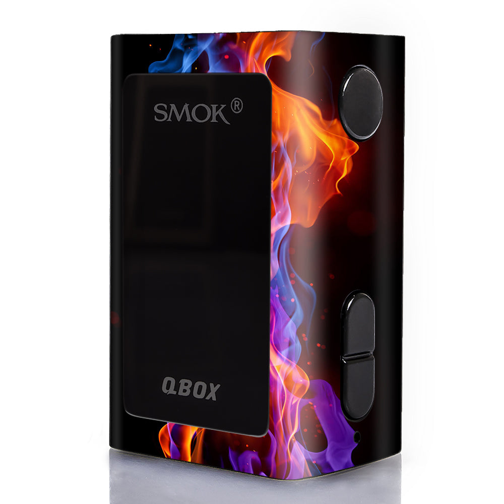  Neon Smoke Blue, Orange, Purple Smok Q-Box Skin