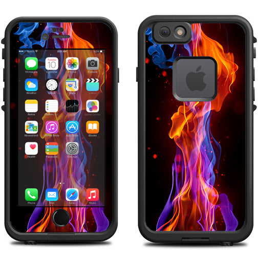  Neon Smoke Blue, Orange, Purple Lifeproof Fre iPhone 6 Skin