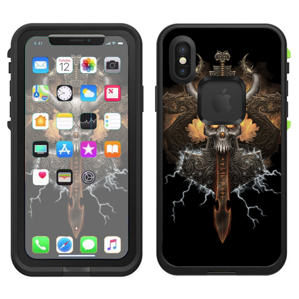  Thunder God Logo Lifeproof Fre Case iPhone X Skin