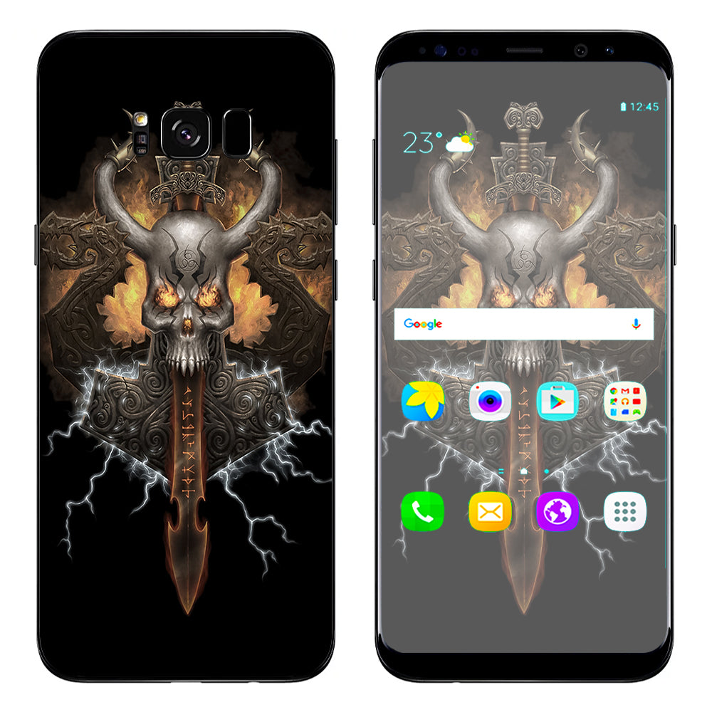  Thunder God Logo Samsung Galaxy S8 Plus Skin