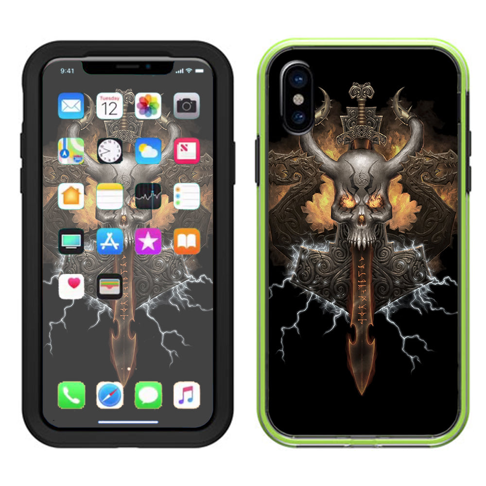  Thunder God Logo Lifeproof Slam Case iPhone X Skin
